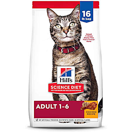 Science Diet Adult Chicken Recipe Dry Cat Food