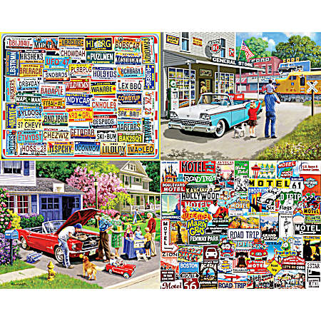 Automobiles Puzzle - 1000 Pc. Assorted