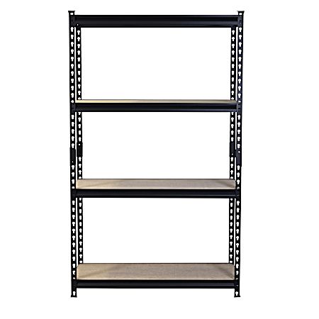 4-Tier Upright Shelving - 800 lb Loading Capacity