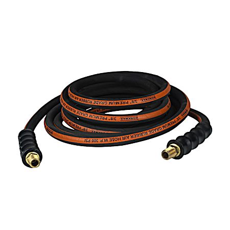 Rubber Air Hose 3/8 in x 15 ft