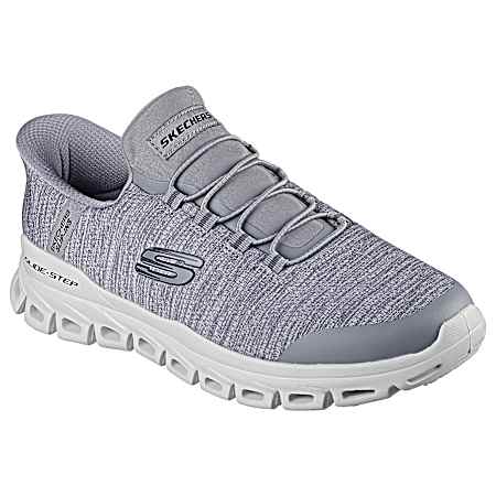 Men's Grey Glide Step Slip-in Shoes