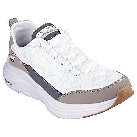 Men's White Taupe Vapor Foam Quilted Slip-ins Shoes