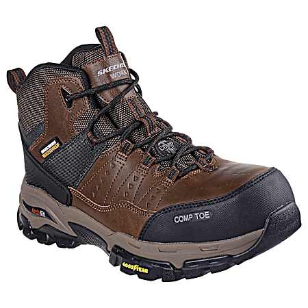 Men's Brown Arch Fit Tarver Composite Toe Boots