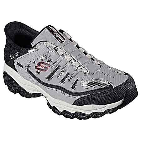 Men's Gray After Burn Memory Fit Slip-ins Shoes
