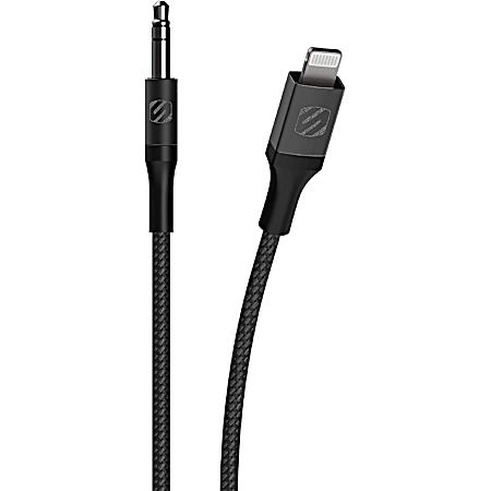 4 ft HookUp Premium 3.5mm AUX to Lightning Braided Audio Cable