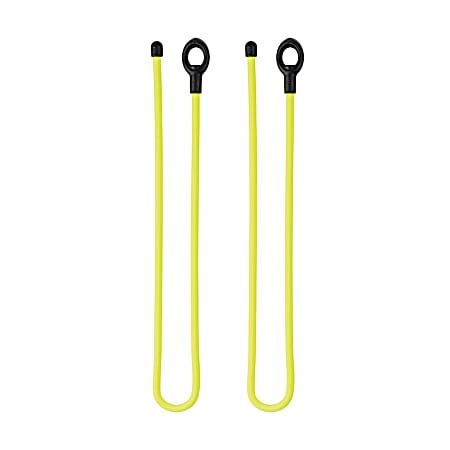 Gear Tie® Loopable™ Twist Tie 24 in. - 2 Pack - Neon Yellow