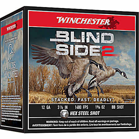 12Ga 3-1/2 in. BB Blind Side 2 1-5/8 oz - 25 Rounds