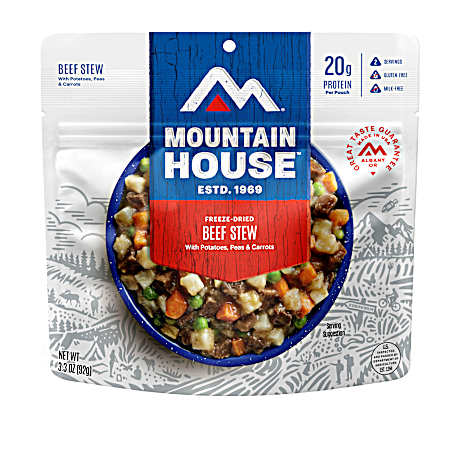 3.3 oz Freeze Dried Beef Stew Pouch