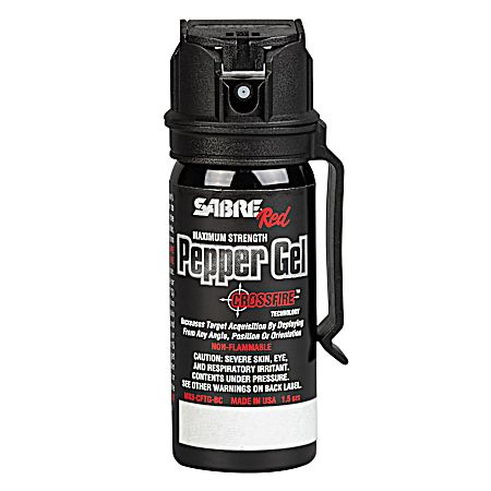 Crossfire Pepper Gel w/ Belt Clip - Black