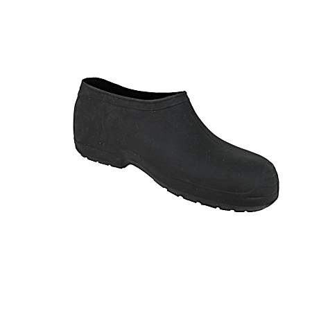 Men's Black Rubber Overshoes