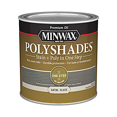 Slate PolyShades Stain & Polyurethane in 1 Step