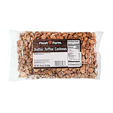 16 oz Butter Toffee Cashews