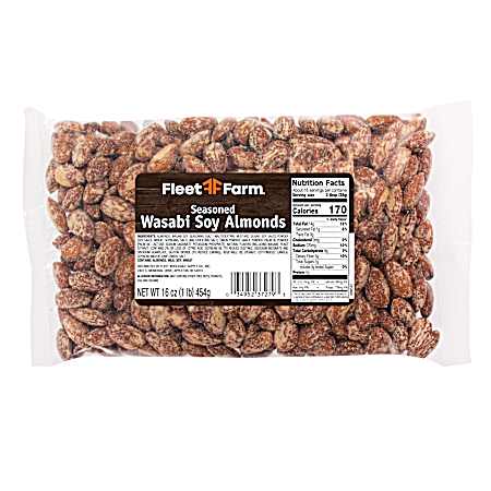 16 oz Wasabi Soy Almonds