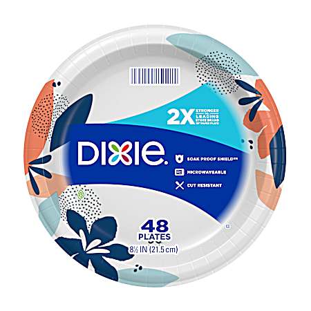 Heavy-Duty 8-1/2 In. Plates - 48 Ct.