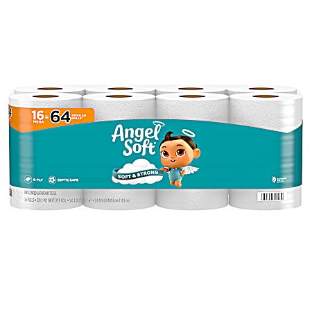 Bath Tissue - 16 Mega Rolls