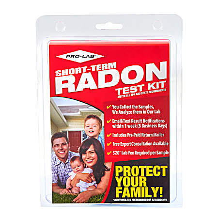 Radon Gas Do-It-Yourself Test Kit