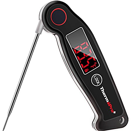 Red/Black Waterproof Small ThermoCouple Thermometer