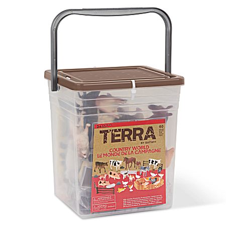 Country World Toy Farm Animals Bucket