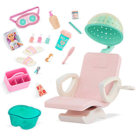Salon Chair Spa Accessory Set for 14 in Dolls