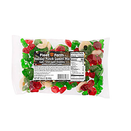 16 oz Holiday Punch Gummi Mix