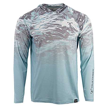 Men's Kenai Aqua Osprey Gradient Hoodie