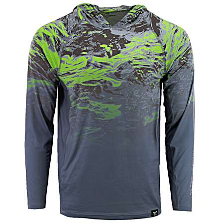 Men's Caiman Flash Osprey Gradient Hoodie