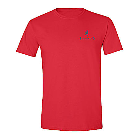 Red Antler Overlay Buckmark Tee