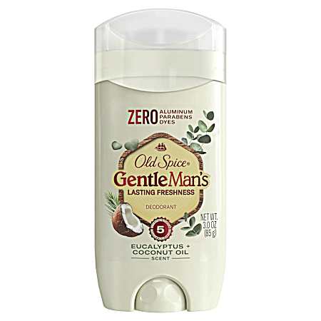 3 oz Aluminum Free Deodorant Eucalyptus with Coconut Oil
