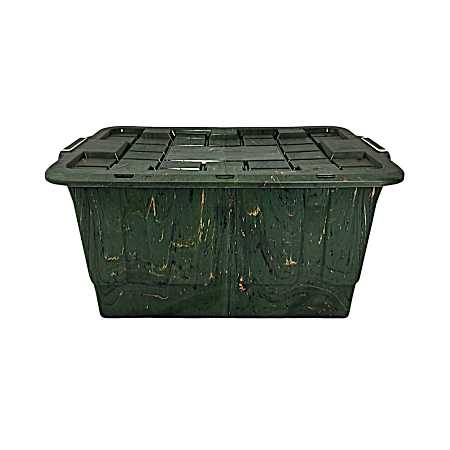 20 Gallon Camo Weather-Tight Reinforced Latching Tote