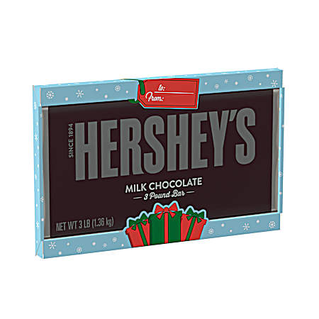 3 Pound Milk Chocolate Bar