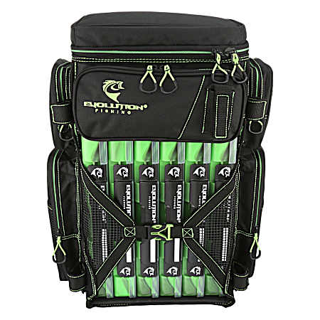 Drift Series 3700 Tackle Backpack with Rod Holders & QuikLatch Trays