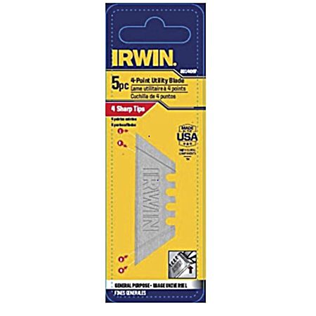 4 Point Utility Knife Blades - 5 Pk