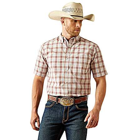 Men's Brick Pro Series Button Front Short Sleeve Shirt