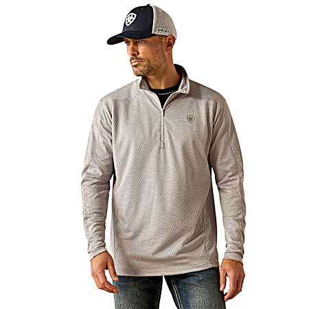 Men's 1/2 Zip Hex Fleece Long Sleeve Baselayer