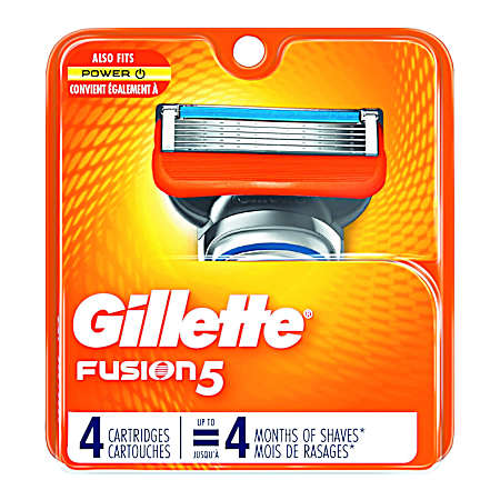 4 ct Fusions Razors