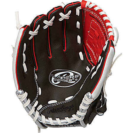 Youth 10-in Black Left Throw Players Series Baseball Glove