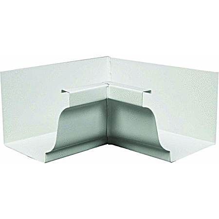5 in. Inside Gutter Miter - White