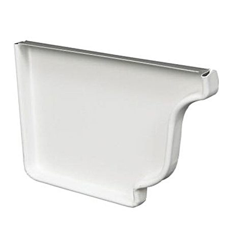 5 in. Left End Cap - White