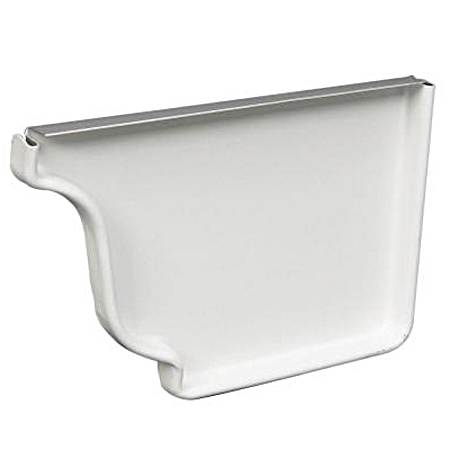 5 in. Right End Cap - White