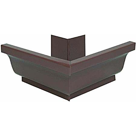 5 in. Outside Gutter Miter - Brown