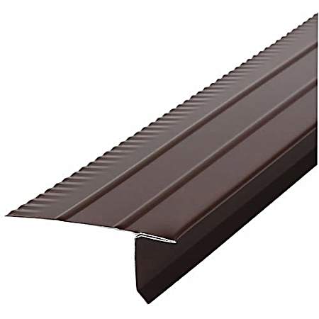 10 ft. Steel Overhanging Roof Edge - Brown