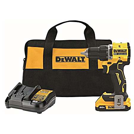 ATOMIC COMPACT SERIES™ 20V MAX Brushless Cordless 1/2 in Drill/Driver Kit