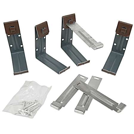 5 in. Fascia Bracket - Brown - 4 Pk.