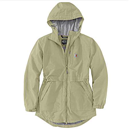 Women's Rain Defender Relaxed Fit Lightweight Full Zip Jacket