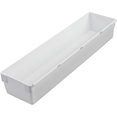White Drawer Organizer Bin - 15x3