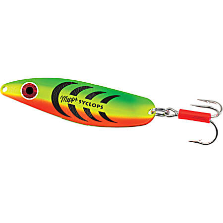 Syclops Plain Treble Hook Spoon - Hot Firetiger