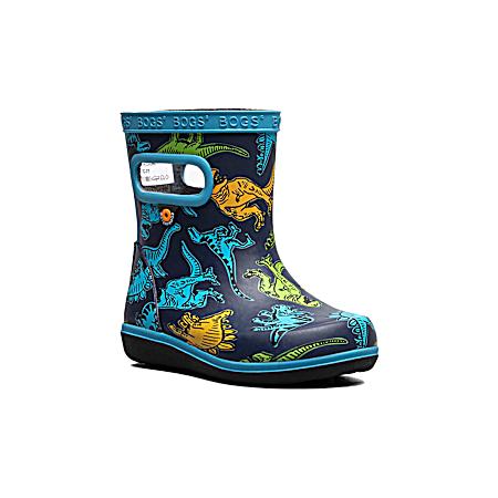 Infant Boys' Navy Super Dino Skipper II Rainboots