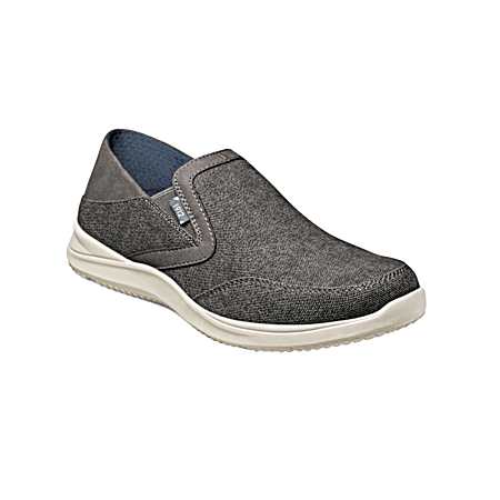 Men's Gunmetal Sedona Canvas Slip-On Shoes