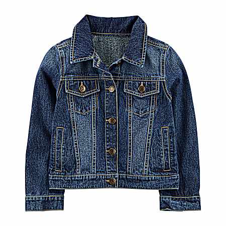 Little Girls' Blue Denim Jacket