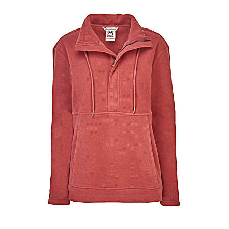 Women's June Textured Fleece Pullover Sweatshirt